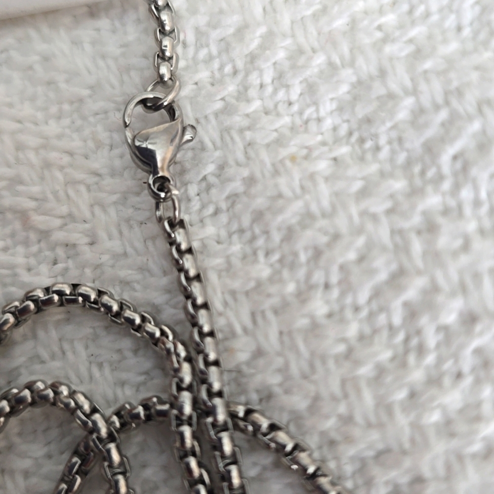Amethyst Cross Necklace - Picture 3 of 5